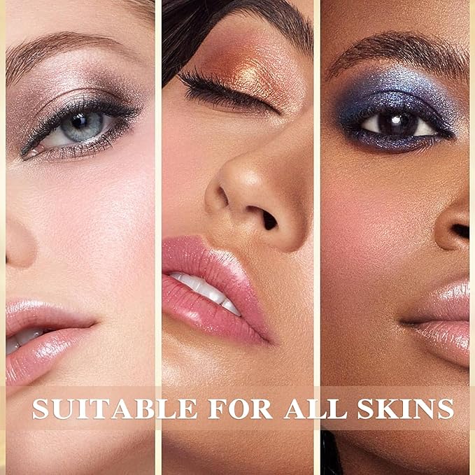 3Pcs 4 Colors Blush Palette,Matte Contour Makeup Blush for Cheeks,Waterproofing Highly Pigmented Face Cheek Blusher with Make Up Brush A1