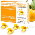 Strength Repair Hair Oil Capsules – Leave-In Serum for Weak | Broken Hair Repair Serum w/ Argan, Peptides & Ceramides | Mineral Oil, Sulfate and Paraben Free, Vegan | Split-End Sealer & Shine | 15Ct
