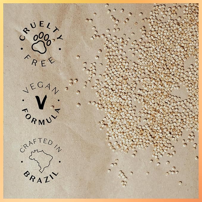 Nativa SPA by O Boticário Quinoa Sugar Body Scrub, Gentle Exfoliation & Skin Firmness Foot & Body Scrub, 7 Ounce