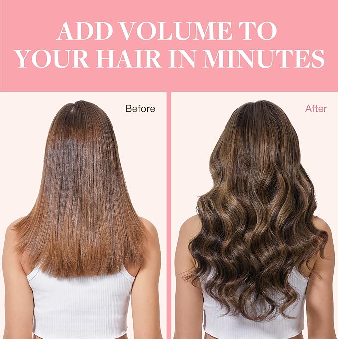 GOO GOO Clip in Hair Extensions Real Human Hair, Remy Human Hair Extensions Clip ins for Women, Natural Human Hair, 26inch 135g 7Pcs, 2/6/2 Balayage Dark Brown to Chestnut Brown