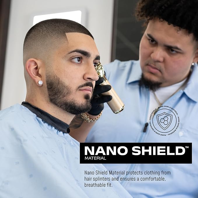 Barber Strong The Barber Cape Haircut Cover for Men, Hair Repelling and Static-Reducing Material, Water Resistant Fabric