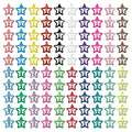 Hair Clips for Girls, CYBAUG 100-Pack Star Metal Hair Clips for Toddlers,Kids,Women, Cute Snap Hair Barrettes for Fine/Thick Hair Candy Color Hair Accessories