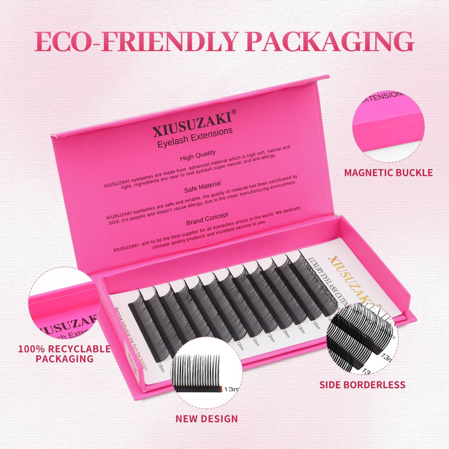 5D Flower Lash Extensions Spikes Lashes 0.07 Matte Black D Curl Lashes 9mm Volume Eyelash Extension Lash Trays Professional Use(5D Flower,0.07-D,9mm)