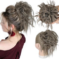 HMD Tousled Updo Messy Bun Hair Piece Hair Extension Ponytail With Elastic Rubber Band Updo Bun Synthetic Hairpieces for Women