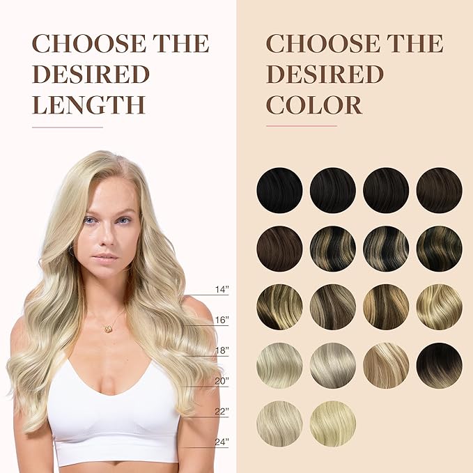 GOO GOO Clip in Hair Extensions Real Human Hair, Remy Human Hair Extensions Clip ins for Women, Natural Human Hair, 20inch 130g 7Pcs, #17A/60A Ash Blonde Highlighted Platinum Blonde