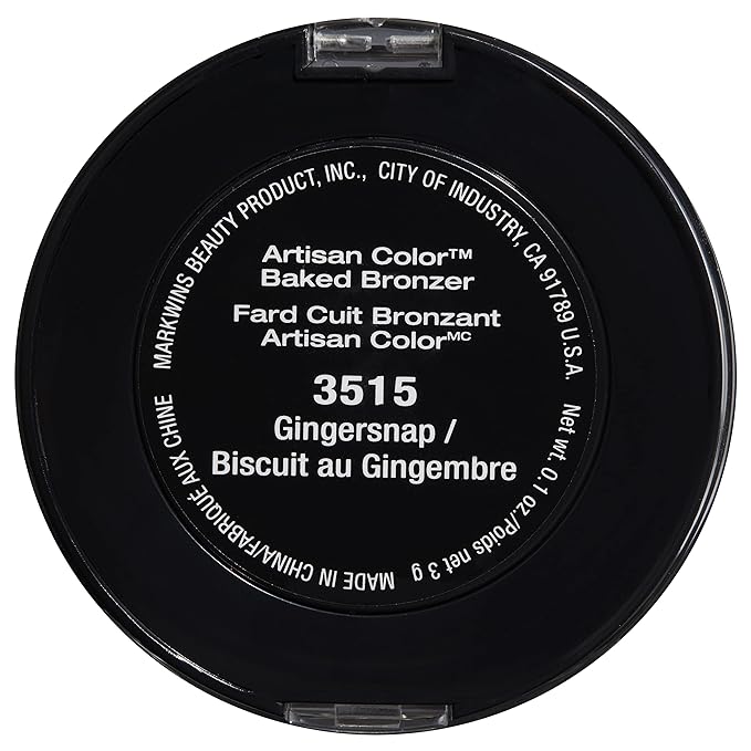 Black Radiance Artisan Color Baked Bronzer, Gingersnap, 0.1 Ounce (Pack of 3)