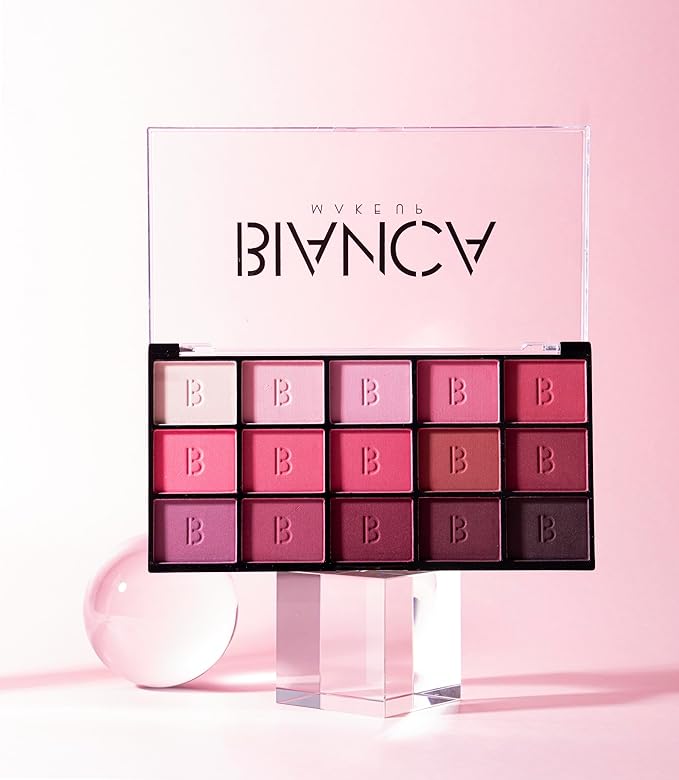 15 Colors Eyeshadow Palette | Versatile Range for Unlimited Eye Looks. (Rose)