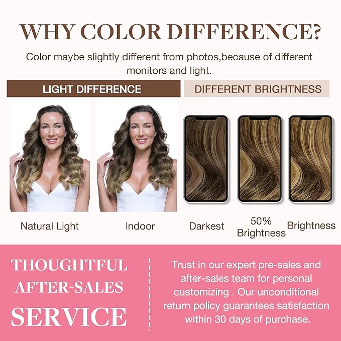 GOO GOO Clip in Hair Extensions Real Human Hair, Remy Human Hair Extensions Clip ins for Women, Natural Human Hair, 24inch 160g 7Pcs, 4/27/4 Balayage Chocolate Brown to Caramel Blonde