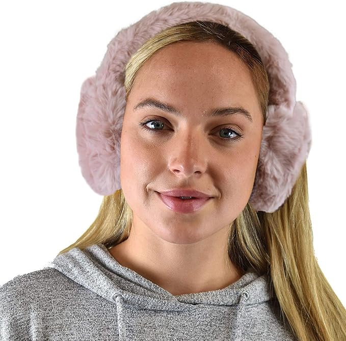 C.C Soft Winter Warm Adjustable Headband Ear Warmer Earmuffs