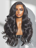 LUVME HAIR All-Day Comfort Wig Real Glueless 7x6 HD Lace 200% Density Hair Loose Body Wave PartingMax Lace Wigs Lace Front Wigs Human Hair Pre Cut Plucked Lace Frontal Glueless 26 Inches Natural Black