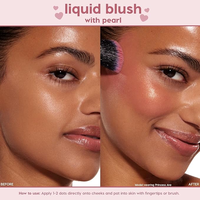 ColourPop Liquid Blush Pearl Finish - Princess Ave (0.3 Fl Oz)