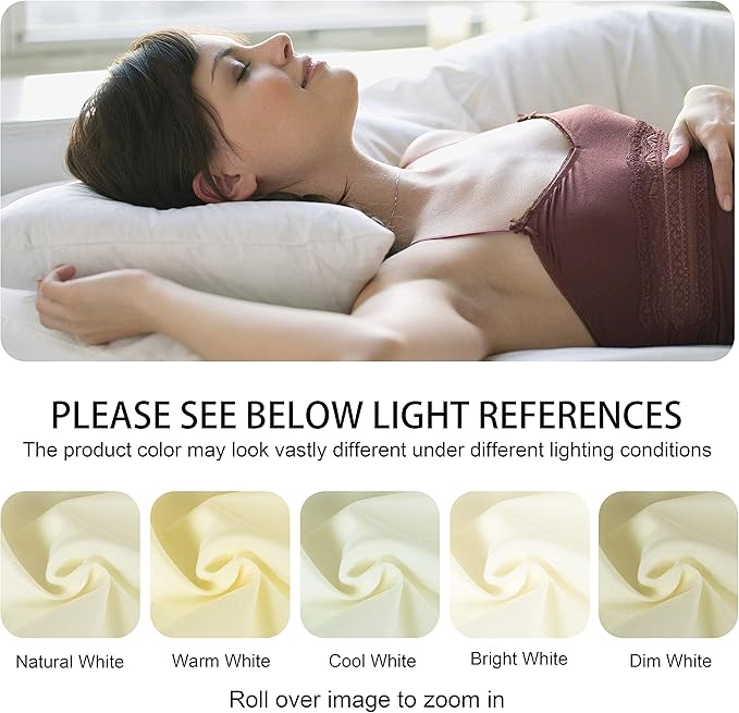 NTBAY Zippered Satin Pillow Cases for Hair and Skin, Luxury King Hidden Zipper Pillowcases Set of 2, 20x36 Inches, Pure White