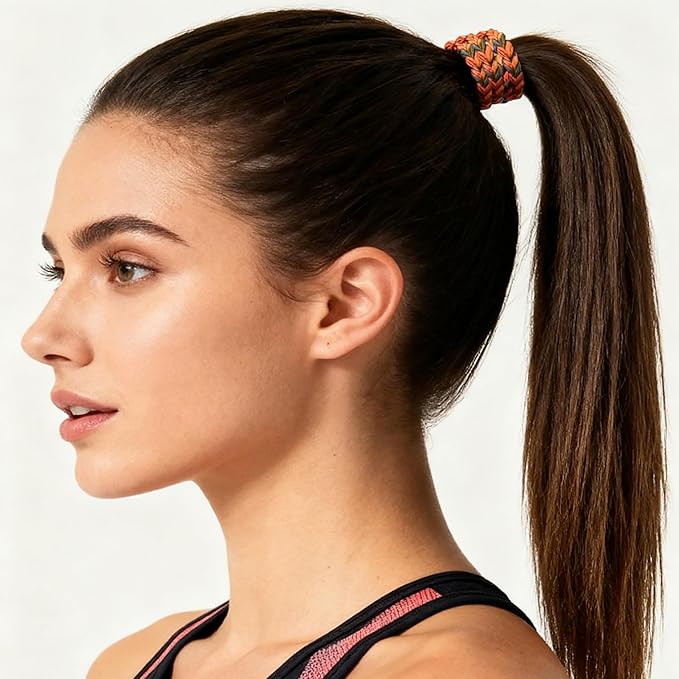 Hair Ties for Thick & Thin Hair, Elastic Hair Bands for Women Sleep, Sports, Ponytail Holder No Damage| Boho Bracelets Hair Accessories-24 pcs