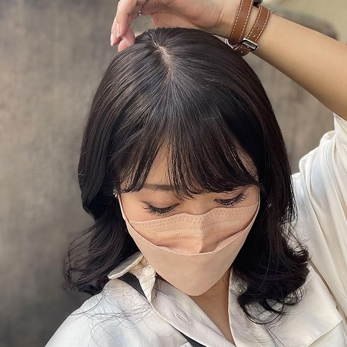 Real Human Hair Topper Double-Monofilament Top Hand-Tied Hair Pieces Mid Length for WomenThinning Hair BHADS812 (3 Natural Brown × Hair Length:9.8"(25cm), Base Size:3.1"×4.7"(8cm×12cm))