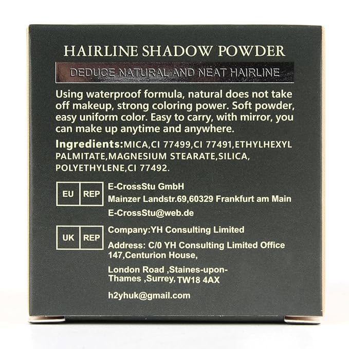 SOVONCARE Hairline Powder - Root Touch Up & Gray Hair Concealer for Men and Women, Instantly Covers Thinning Hair and Bald Spots, Natural-Looking Coverage Gray