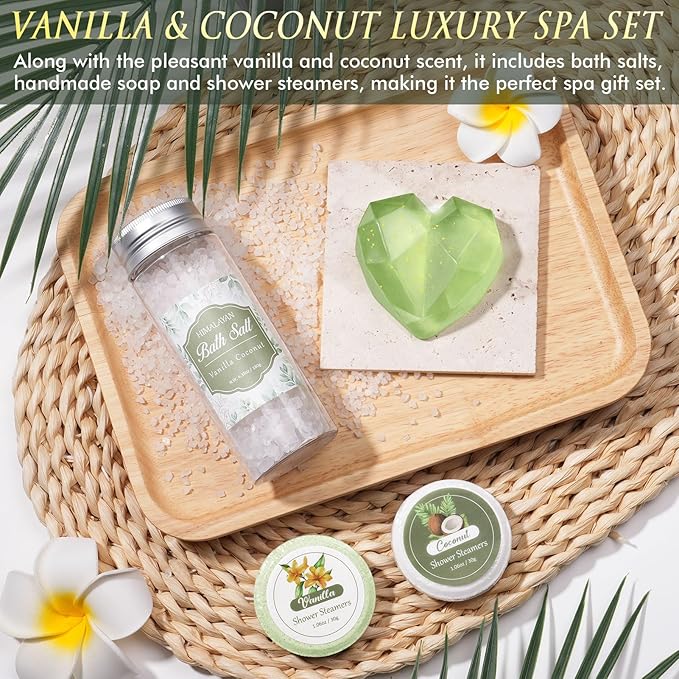 Christmas Birthday Gifts for Women Self Care Gift, Get Well Soon Gift Baskets Relaxing Spa Care Package for Women with Blanket, Unique Gifts Idea for Mom Mother Her Wife Girlfriend Best Friend Sister