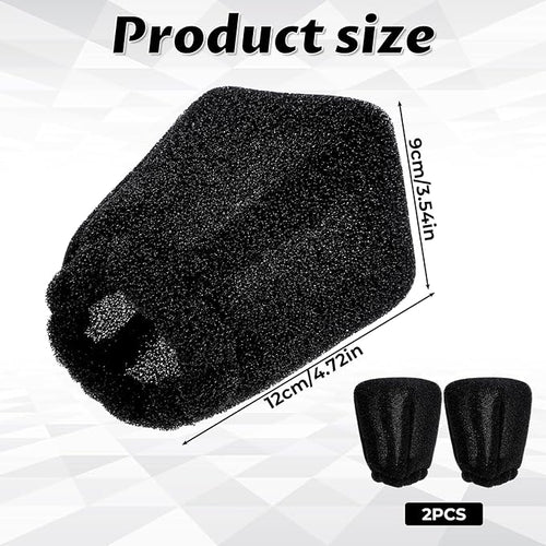 2Pcs Hair Dryer Sock Diffuser Cover, Universal Sponge Hair Dryer Diffuser Cover Hair Dryer Attachment Portable Soft Curly Hair Diffuser Cap for Home Travel Hotel Hairstyling Accessories