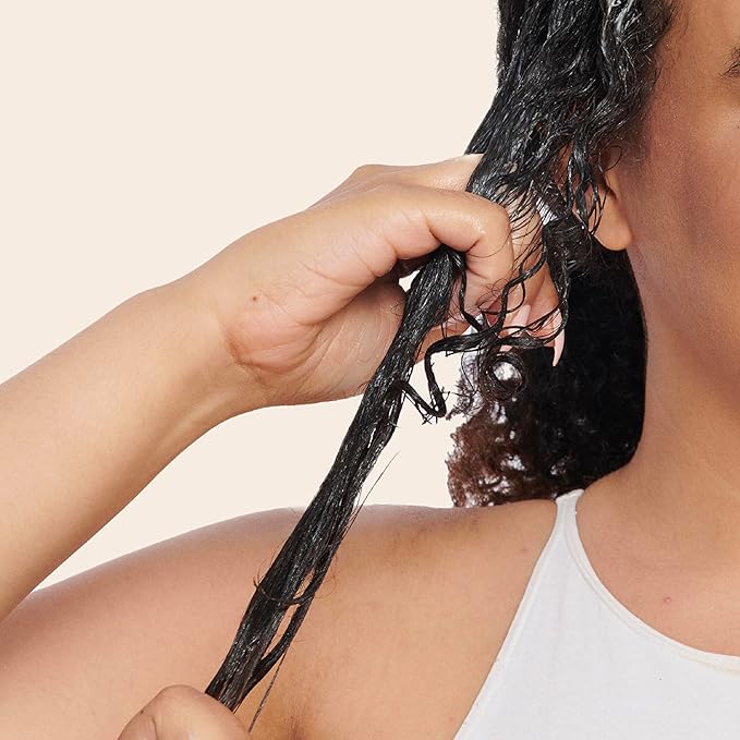 Carol's Daughter Goddess Strength True Stretch Defining Hair Cream For Waves, Coils and Curls, Curl Defining Cream with Castor Oil, 6.8 Fl Oz