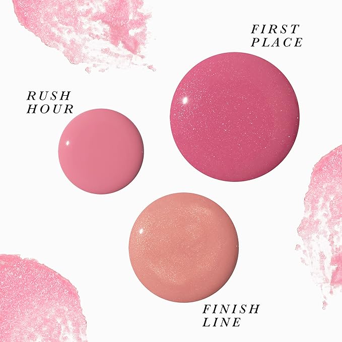 LAURA GELLER NEW YORK Prep-n-Go 2-in-1 Lip Scrub and Lip Oil Tint, Lip Hydrating Oil and Exfoliator, Finish Line