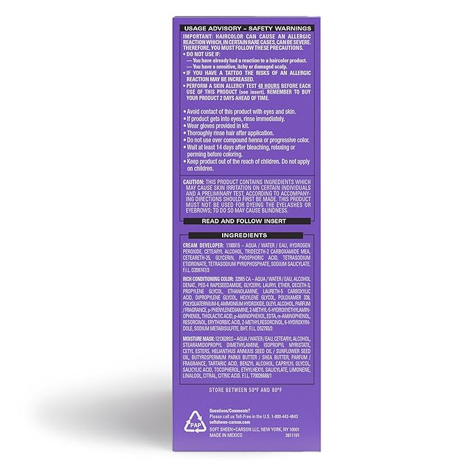 SoftSheen-Carson Dark and Lovely Fade Resist Rich Conditioning Color, Brown Cinnamon 391