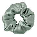 LILYSILK Silk Hair Scrunchies for Frizz & Breakage Prevention 100% Mulberry Silk Hair Ties No Damage Elastic Silk Ponytail Holders, 1Pc, Avocado Green