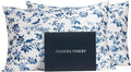 Fishers Finery 25mm 100% Pure Mulberry Silk Pillowcase 2 Pack (Tea Cup Print, Queen)