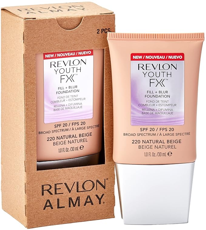 Youth Fx Fill + Blur Foundation 220Natural Beige Spf20 30Ml