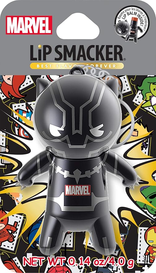Lip Smacker Marvel, keychain, lip balm for kids - Black Panther