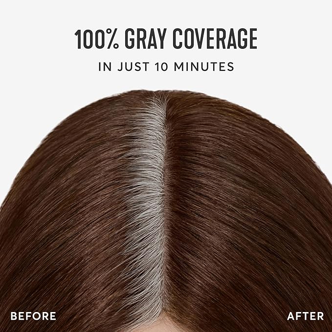 Madison Reed Root Perfection Permanent Root Touch Up, Medium Golden Brown 6G Dervio, 10 Minutes for 100% Gray Root Coverage, Ammonia-Free Hair Dye, Two Applications