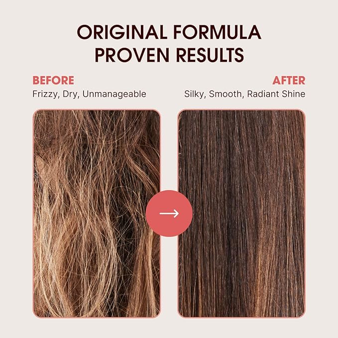 One 'n Only Argan Oil Hair Treatment - Hair Oil Smoothes and Strengthens Dry Damaged Hair, Eliminates Frizz, Creates Brilliant Shines, Non-Greasy Formula, 3.4 Fl. Oz