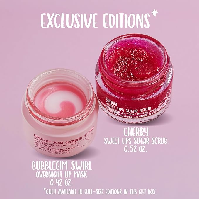 W7 Beauty Blast Lip Legends Sweet Dreams Gift Set - Lip Masks, Scrubs, Balms and More – Exclusive W7 Sweet Dreams Flavors Included