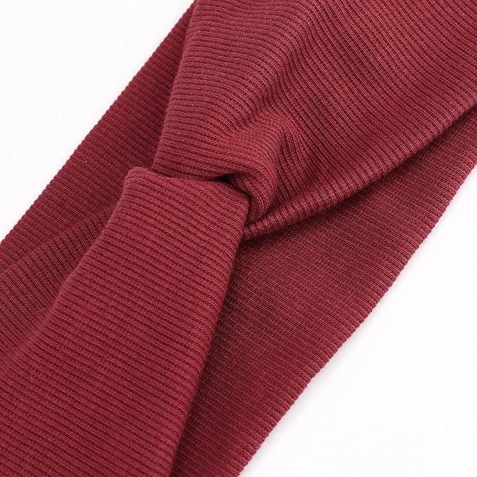 Elastic Knotted Headbands for Women Criss Cross Head Bands for Women's Hair Non Slip Boho Wrap Twisted Hair Accessories