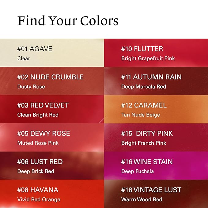 Melixir Vegan Lip Butter #08 Havana (+11 more colors), Deep Nourishing Tinted Lip Balm for Dry Lips, Bee-Free, Petrolatum-Free, Plant-Based, Hydrating for Cracked and Chapped Lips, Travel Essentials