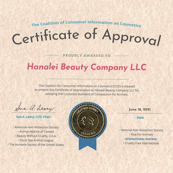 Hanalei Lip Balm and Moisturizer - Natural Kukui Oil and Beeswax Lip Moisturizer to Hydrate and Replenish Dry, Chapped Lips - Made in USA - Coconut Pear