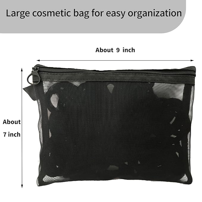 100 PCS Black Nylon Hair Ties for Women, Elastic Hair Bands No Damage for Thick,Seamless Ponytail Holders For Girls All Hair Types.