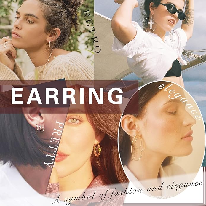 Boho Moon Ear Jackets Earrings Crescent Moon Stud Earrings Gold Sun Moon Earrings Minimalist Double Sided Round Earrings Jewelry for Women