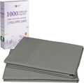 California Design Den Queen/Standard Pillow Cases Set of 2-1000 Thread Count Sateen, Soft and Thick 100% Cotton Pillow Covers Queen Size, Durable - Grey