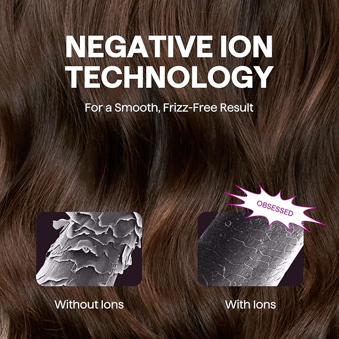 Hair Dryer, Wavytalk Turblow Pro Fast Drying Blow Dryer, High Speed Hair Dryer for Women with 110,000 RPM, Pro Negative Ions for Reduces Damage, Frizz Smoothing, 3 Speeds &3 Temps, One Cool Shot, Grey
