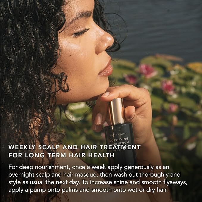 RANAVAT Mighty Majesty - Fortifying Hair Serum - Hair Oil Serum for Scalp Hydration, Frizz Control, & Hair Shine - With Jasmine and Amla Extract (1.7 oz)