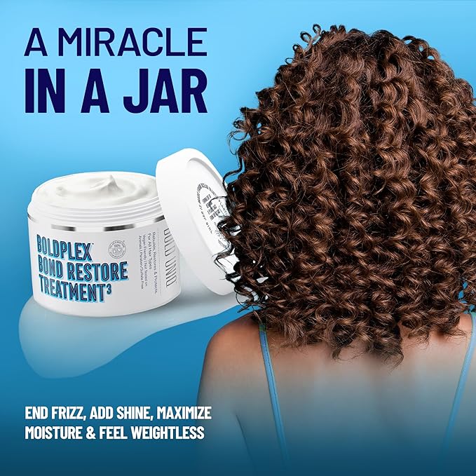 BOLD UNIQ BoldPlex Hair Mask - Deep Conditioner For Dry, Damaged Hair - Mascarilla Para El Cabello - Helps Repair and Nourish Curly, Bleached, or Frizzy Hair - 6.76 Fl Oz
