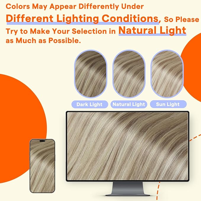 Full Shine Tape in Hair Extensions Human Hair Color 10 Golden Brown Fading to 14 Golden Blonde Invisible Double Sided Human Hair Extensions Tape in 20 Inch Soft and Silky 50 Grams 20 PCS for Wedding