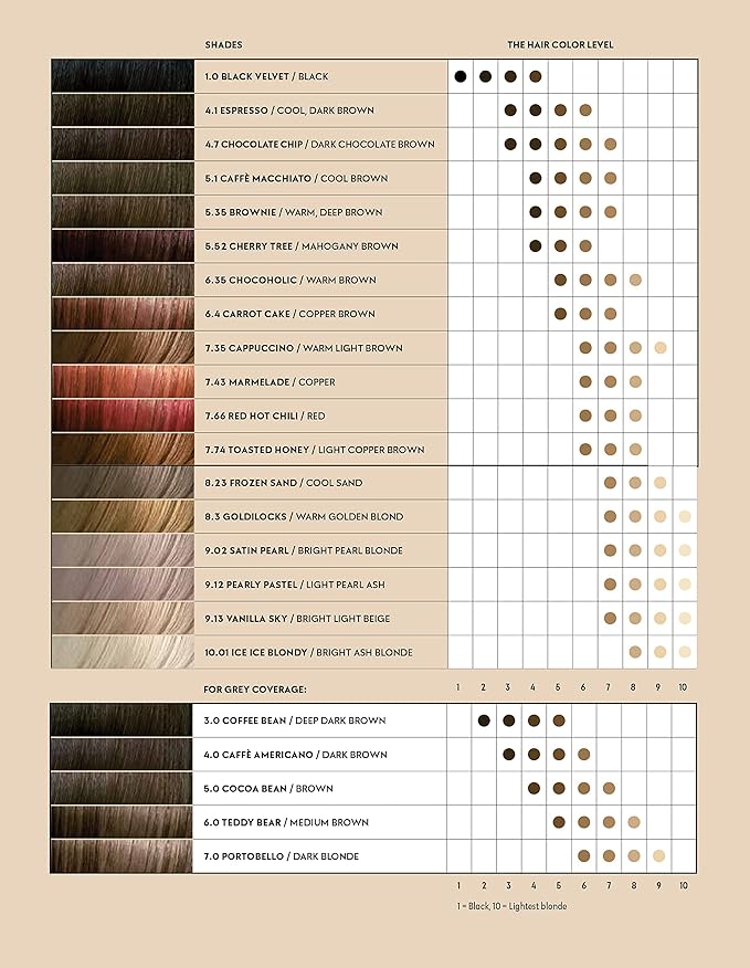 Four Reasons Original Takeaway Color - Espresso – 4.1 Cool dark brown - Demi-Permanent Hair Color - Ammonia-Free and Fragrance-Free Hair Dye - 100% Vegan & Cruelty Free