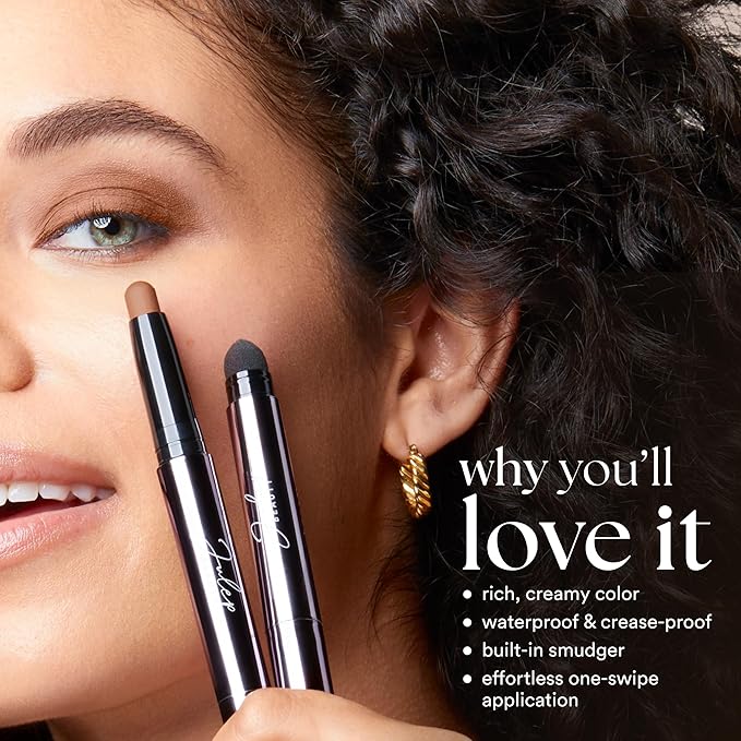 Julep Eyeshadow 101 Cream-to-Powder Waterproof Shadow Stick – Cantaloupe Matte – Long-Lasting, Crease-Proof, Warm Light Orange Matte Cream Eyeshadow with Built-in Smudger