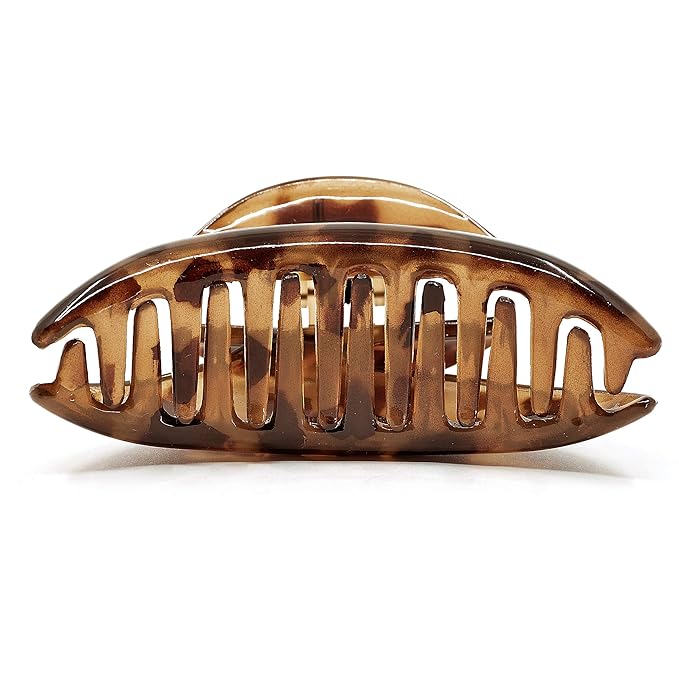 Camila Paris CP2604 French Hair Clip for Women Thick Hair for Long Curly Wavy Hair, Girls Hair Claw Clips Jaw, Durable Styling Big Claw Clip for Thick Hair, Strong Hold No Slip Grip, Made in France
