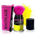 Temporary Hair Color, Fun Colored Hair Powder - Temporary Hair Dye, Root Concealer, Hair Texturizer, Kabuki Applicator with Detail Brush Included (Hello Yellow)