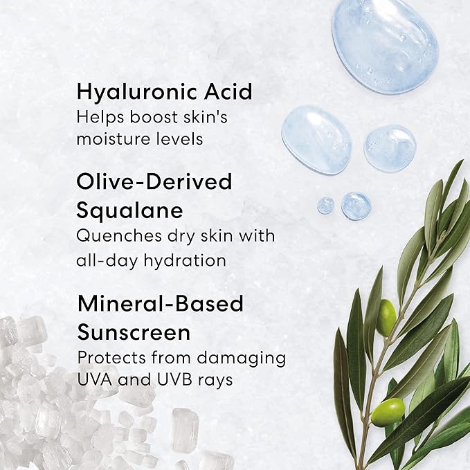 bareMinerals Complexion Rescue Tinted Moisturizer for Face with SPF 30 + Hyaluronic Acid, Hydrating Tinted Mineral Sunscreen for Face, Skin Tint, Vegan, Travel Size