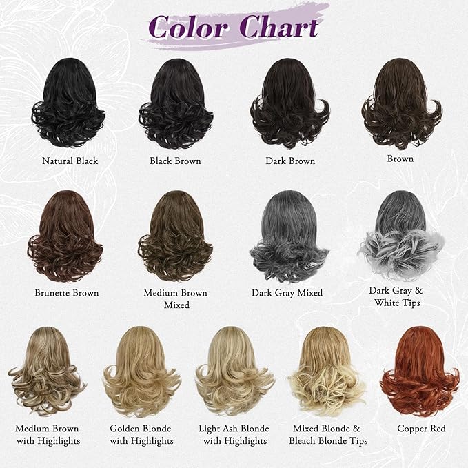 BARSDAR Dark Brown Ponytail Extension - 10 Inch Short Wavy Drawstring Ponytail Hair Extensions for Women - Synthetic Comb Clip in Ponytail Hairpieces Fake Pony Tails - Dark Brown