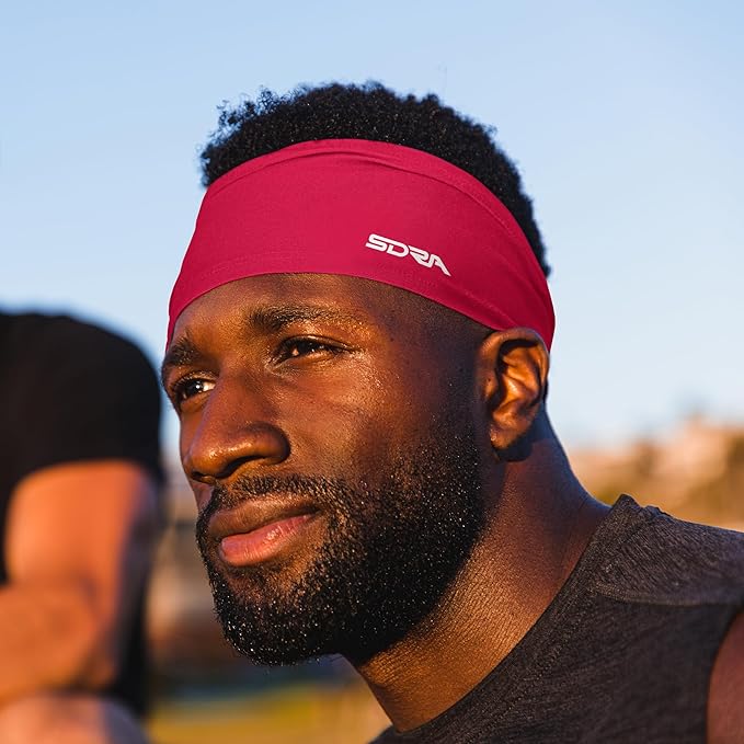 Suddora Workout Headband - Lightweight, Stylish & Comfortable Spandex Headband for Running, Workout, Football, Cosplay & Costumes