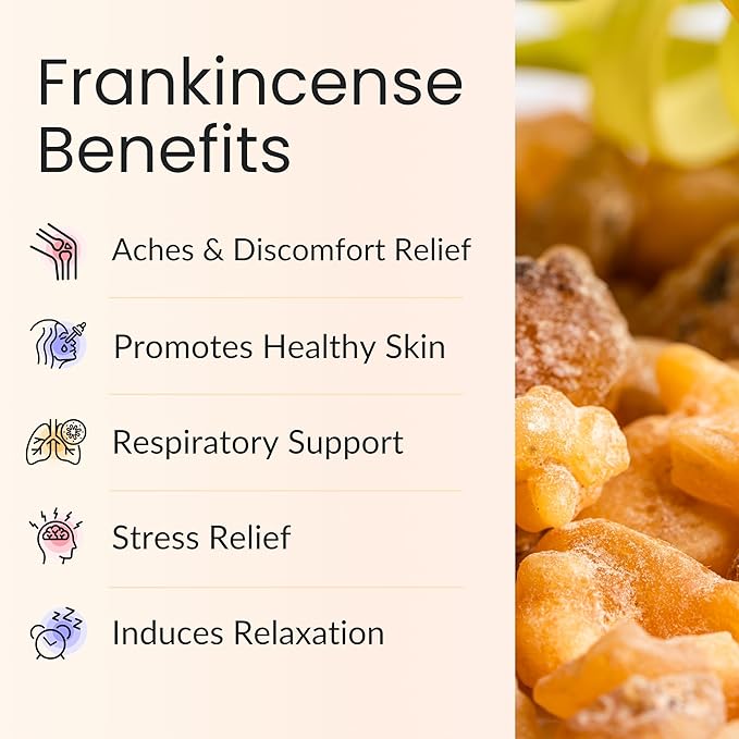 Vitality Extracts Frankincense Essential Oil - 30ml, Boswellia Serrata, Aromatherapy, Skin Care, Natural Calm, Stress Relief, Yoga, Comfort