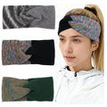 3Pcs Knitted Headbands for Women Twist Knit Winter Headband Thick Wide Ear Warmers Hair Accessories for Cold Weather